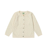 FUB Baby Pointelle Cardigan - Ecru