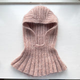 Håndstrikket Balaclava, Alpaka/silk Mohair str. 2 år