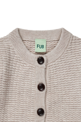 FUB Baby Structure Cardigan - Taupe melange