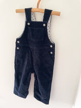 Petit Bateau overalls i babyfløjl str. 4-6 mdr