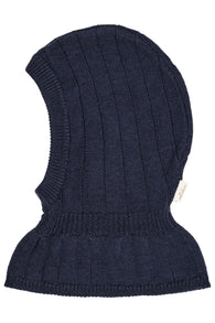 Copenhagen Colors Rib Knitted Balaclava - Navy