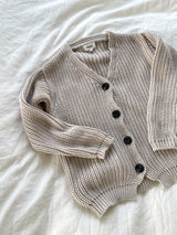 Lalaby Chicago Cardigan - Cotton Cloud str. 4 år