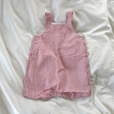 Petit Bateau stribede overalls str. 6 mdr