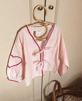 Sissel Edelbo Astrid MINI Top - Pink checks