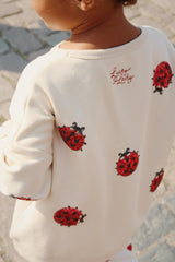 Konges Sløjd Lou Ladybug Glitter sweatshirt