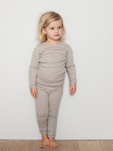 Serendipity junior leggings, Taupe/Offwhite