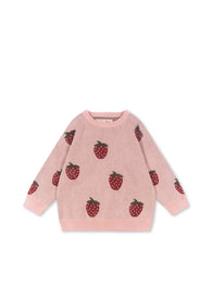 Konges Sløjd Lapis Lurex Knit Blouse - Strawberry