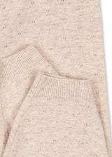 Konges Sløjd Mino Knit Pants, Offwhite Melange Pointelle