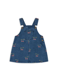 Konges Sløjd Holiday Magot Overall Dress - Ma Grande Cerise Denim