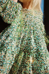 Konges Sløjd Lila Sequins Dress, Green